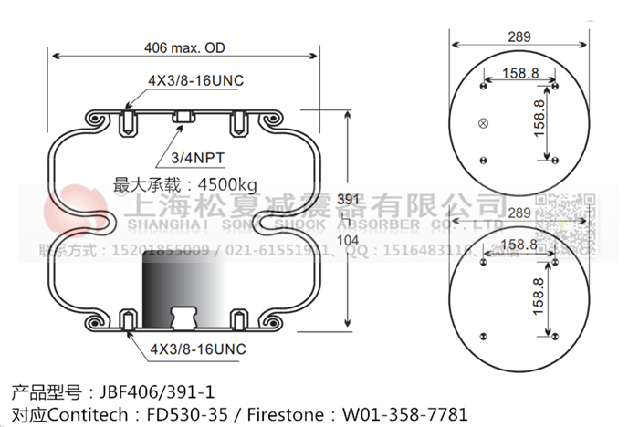 JBF406/391-2橡膠<a href='http://fawzimasri.com/' target='_blank'><u>空氣彈簧</u></a>